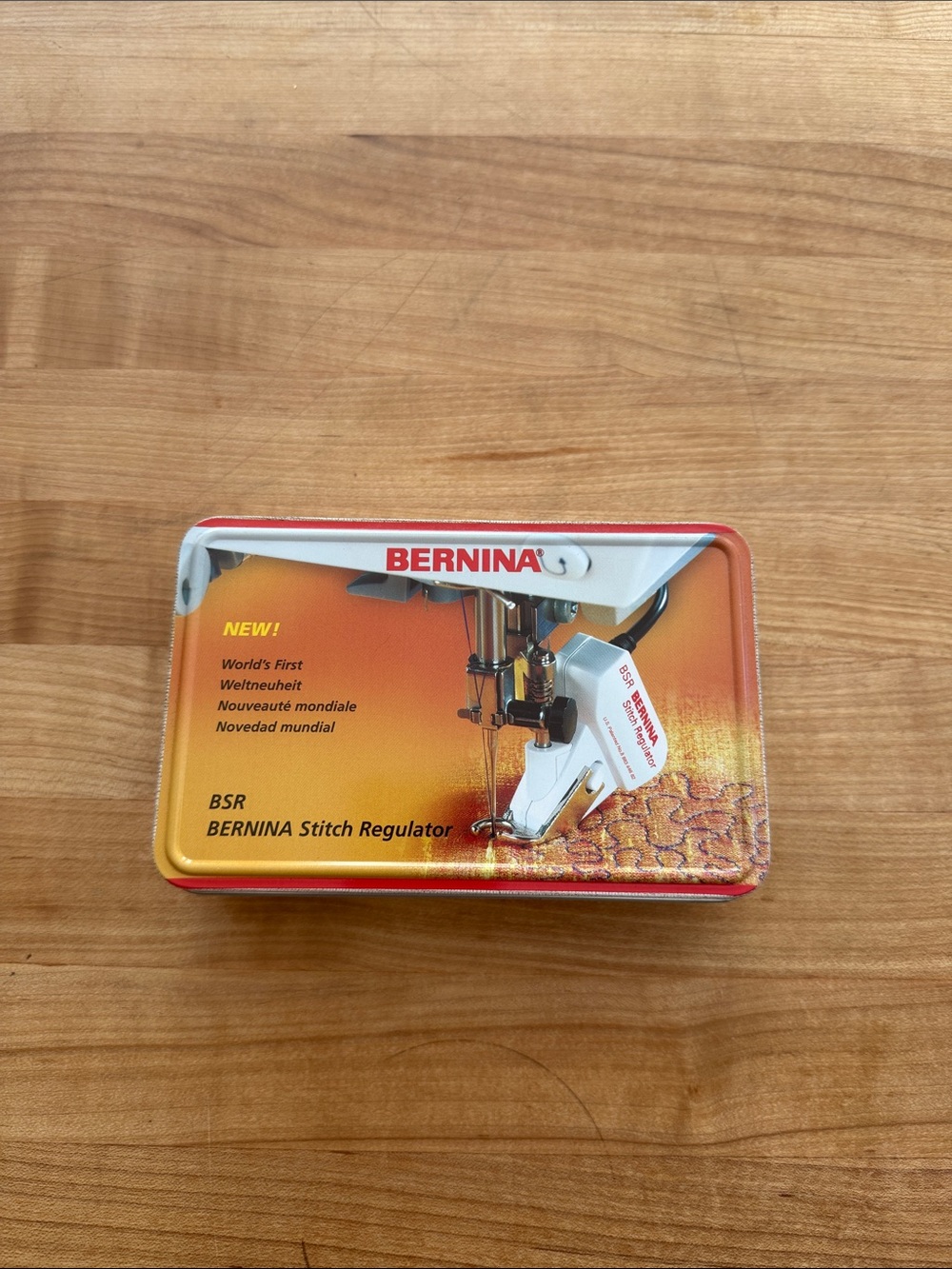 Bernina Stitch Regulator in Original Tin Container w/Instructions